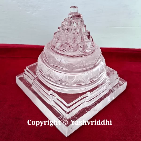 Natural Original Sphatik Meru Shree Yantra 850 gm - Image 3