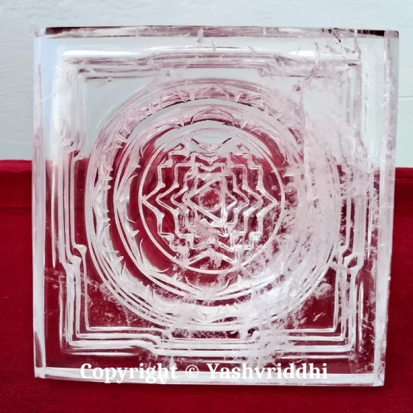 Natural Original Sphatik Meru Shree Yantra 850 gm - Image 5