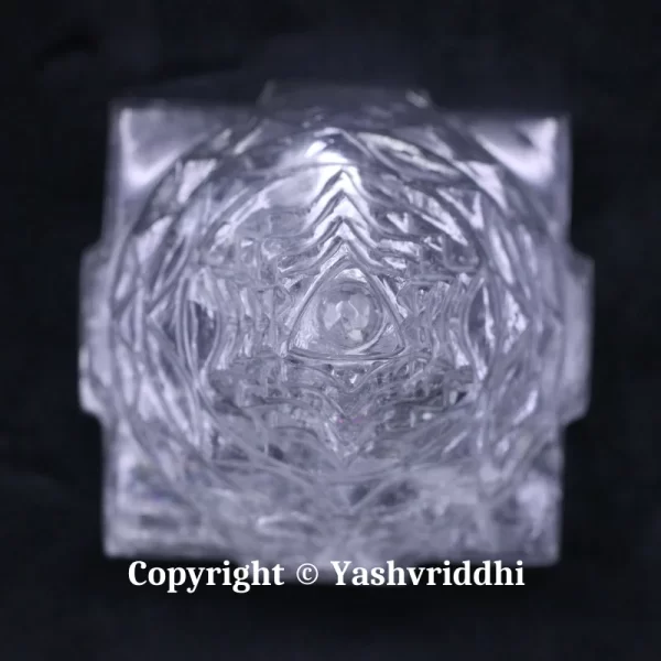 Maha Meru Original Sphatik Shree Yantra - 403gm - Image 3