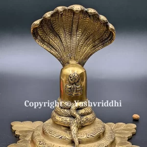 Brass Shivling with Naag Premium Quality - Image 2