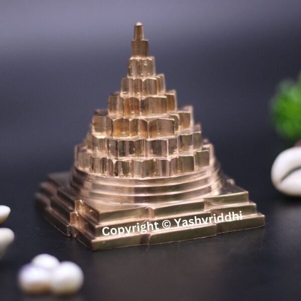 Copper Meru Shree Yantra Hollow 2.5 Inch - Image 4