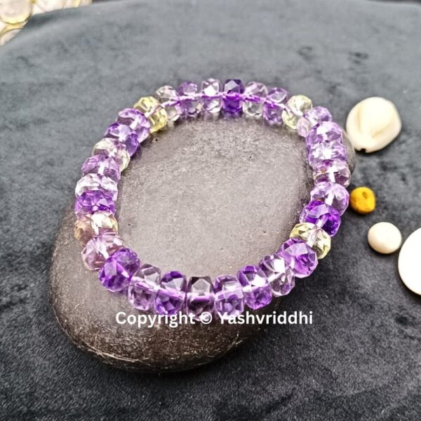 Elegant Ametrine Bracelet: Natural Beauty & Grace"