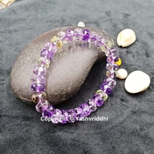Elegant Ametrine Bracelet: Natural Beauty & Grace" - Image 2