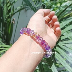 Elegant Ametrine Bracelet: Natural Beauty & Grace" - Image 4