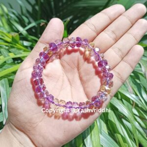 Elegant Ametrine Bracelet: Natural Beauty & Grace" - Image 5