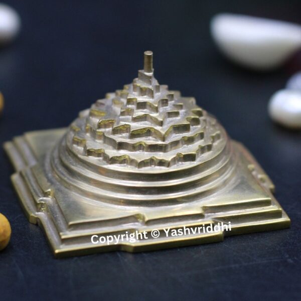 Panchdhatu Maha Meru Shree Yantra Solid 2 Inch