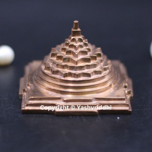 Copper Meru Shree Yantra Solid 2 Inch - Image 2