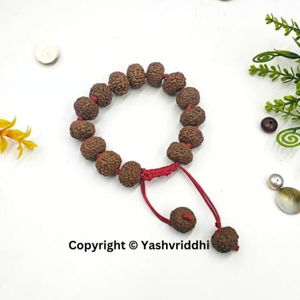 "8 Mukhi Rudraksha Bracelet: Embrace Strength & Stability" - Image 3