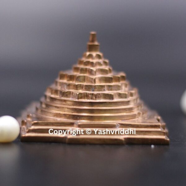 Copper Meru Shree Yantra Solid 2 Inch - Image 3