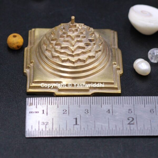 Panchdhatu Maha Meru Shree Yantra Solid 2 Inch - Image 5