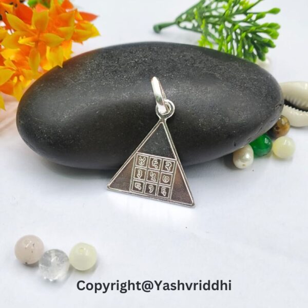 Pyra Yantra Silver Locket - Image 3