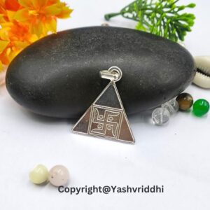 Maa Saraswati Yantra Silver Locket - Image 4