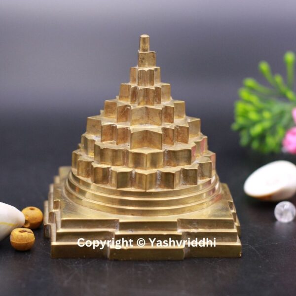 Panchdhatu Meru Shree Yantra Solid 2.5 Inch