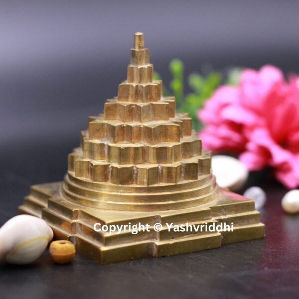 Panchdhatu Meru Shree Yantra Solid 2.5 Inch - Image 3