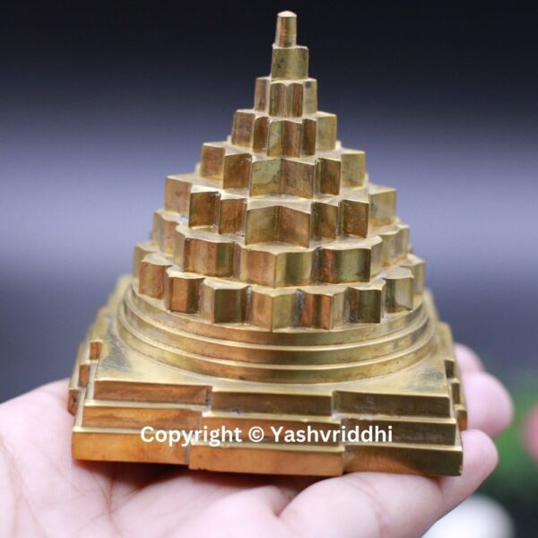 Panchdhatu Meru Shree Yantra Solid 2.5 Inch - Image 4