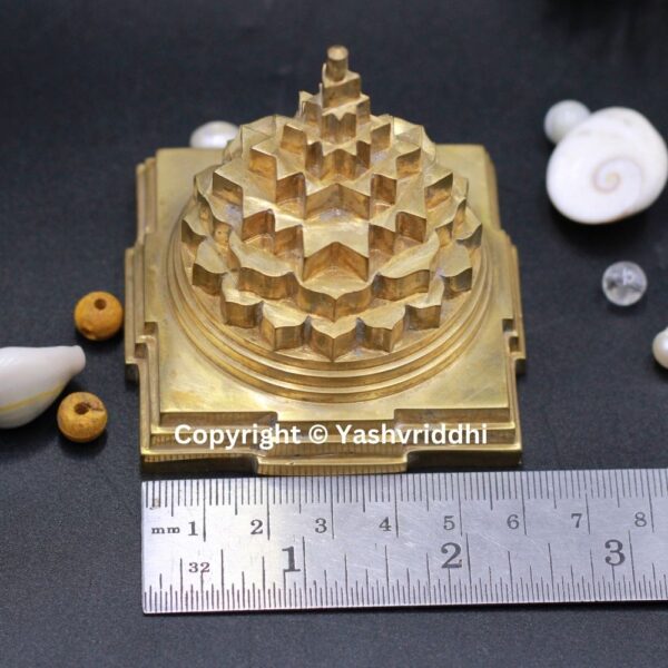 Panchdhatu Meru Shree Yantra Solid 2.5 Inch - Image 6