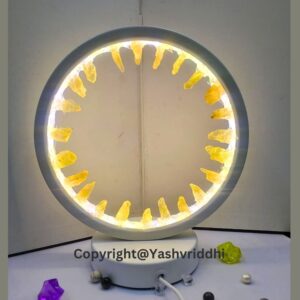 Bright Citrine Crystal Lamp - Image 3