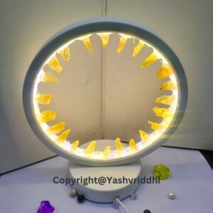 Bright Citrine Crystal Lamp - Image 4