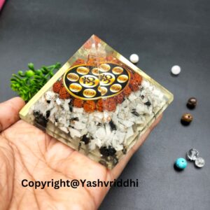 Orgonite Pyramid in Moonstone - Image 5