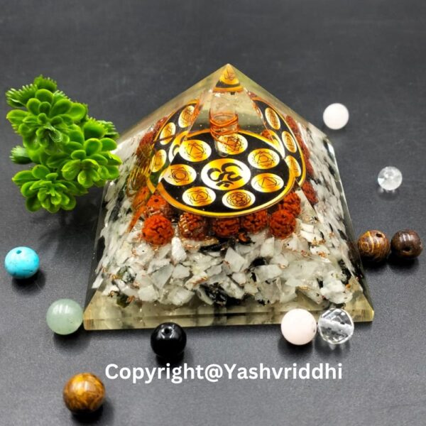 Orgonite Pyramid in Moonstone