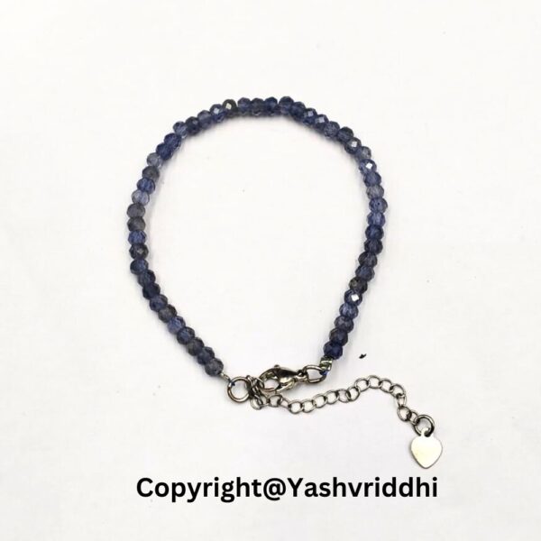 Radiant Iolite Gemstone Bracelet