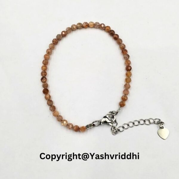 Handmade Natural Sunstone Bracelet – Radiate Positivity & Vitality"